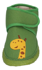 NANGA Kinderschuhe - Hausschuhe AFFE - grün-2