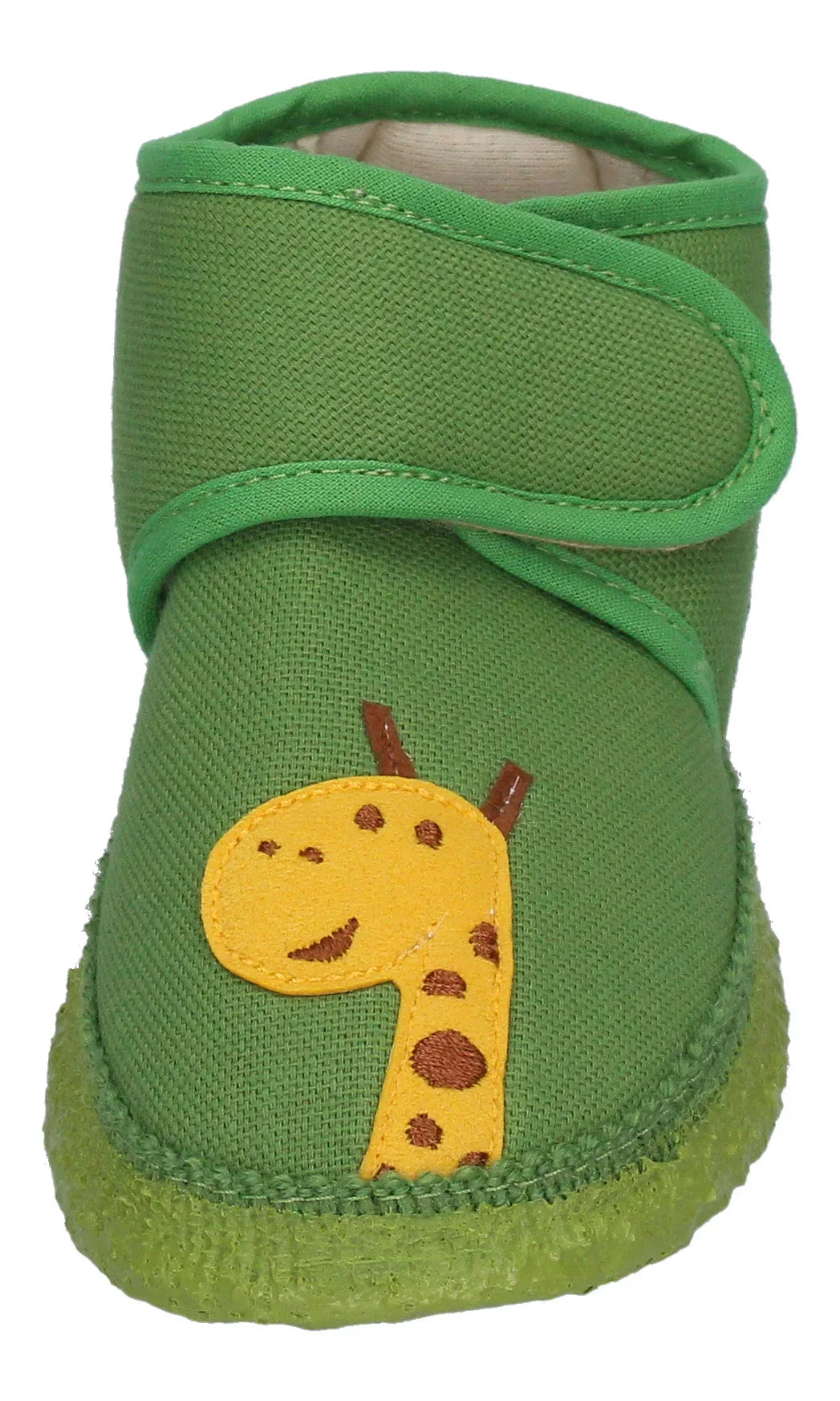 NANGA Kinderschuhe - Hausschuhe AFFE - grün-2