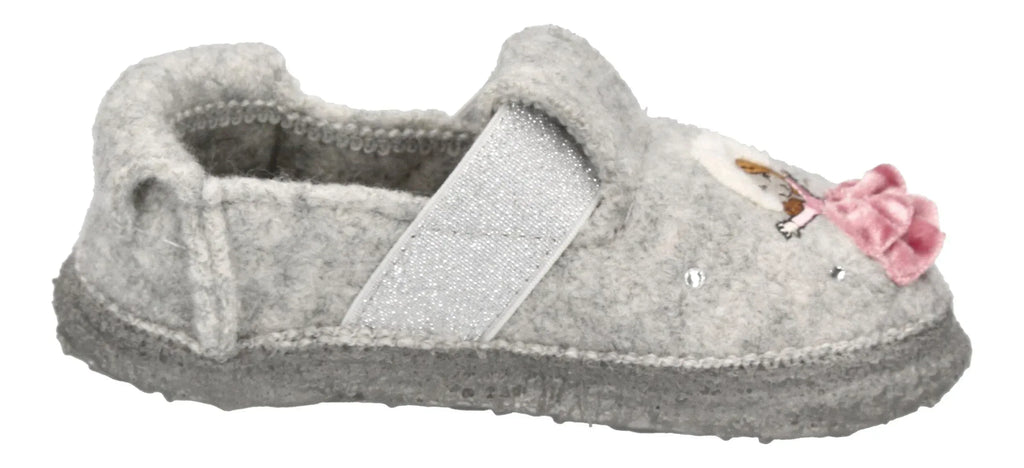 NANGA Kinderschuhe - Hausschuhe ICE PRINCESS - hellgrau-3