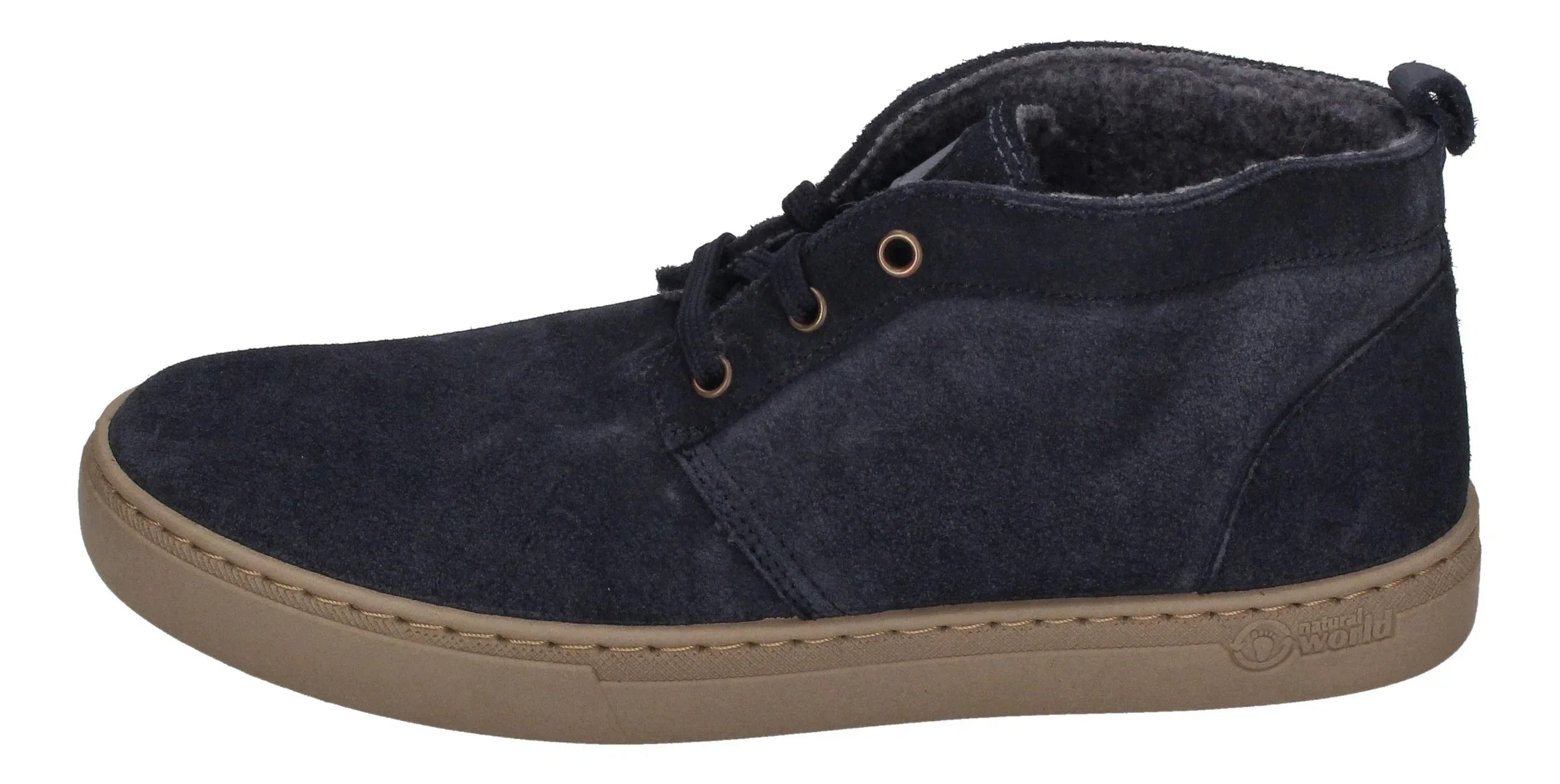 NATURAL WORLD warm gefütterte Chukka-Boots SAFARI NEW 6722-977 marino
