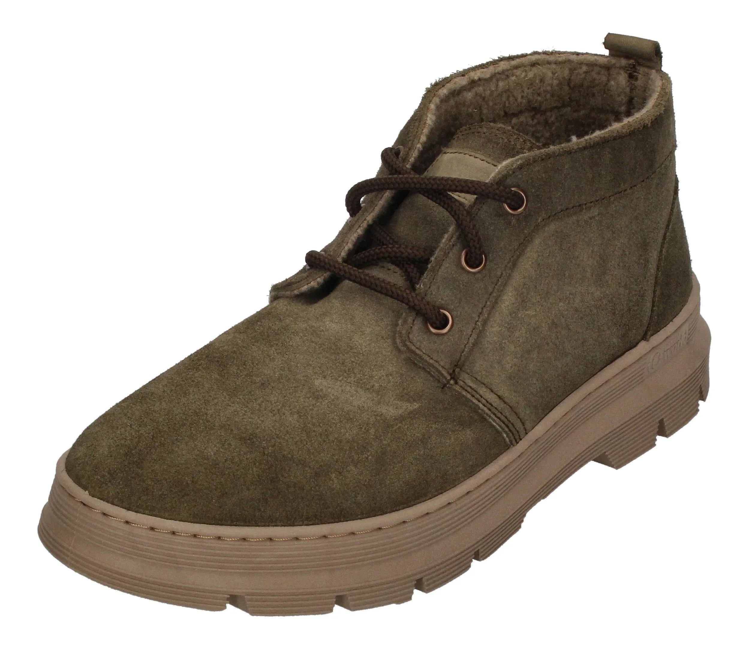 NATURAL WORLD warm gefütterte Chukka-Boots SAFARI NEW 7122-978 forest