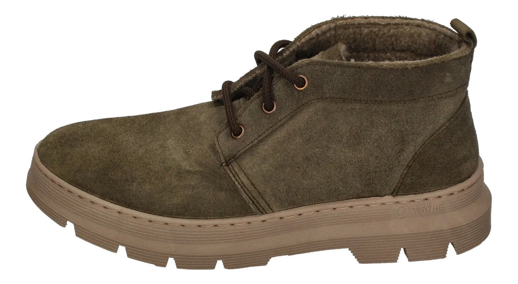 NATURAL WORLD warm gefütterte Chukka-Boots SAFARI NEW 7122-978 forest