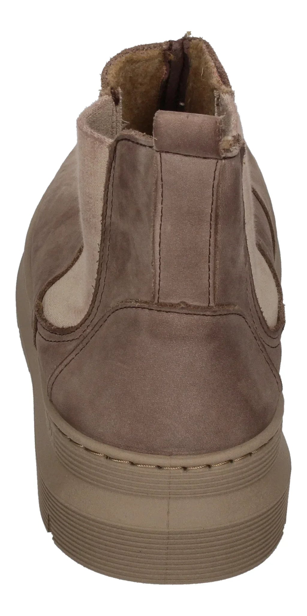 NATURAL WORLD warm gefütterte Herren Chelsea-Boots PEONIA 7182-821 beige