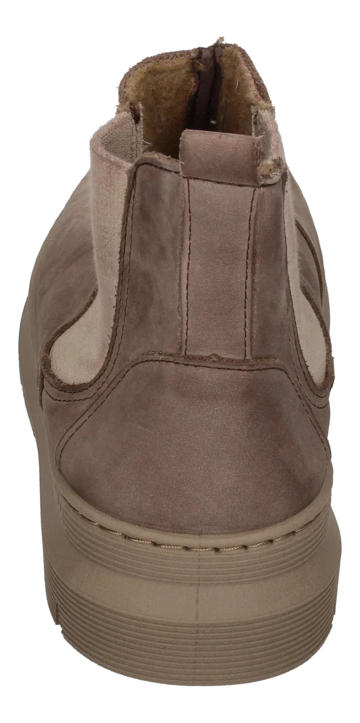NATURAL WORLD warm gefütterte Herren Chelsea-Boots PEONIA 7182-821 beige