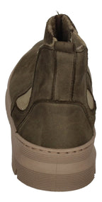 NATURAL WORLD warm gefütterte Herren Chelsea-Boots PEONIA 7182-878 forest