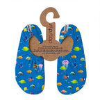 SLIPSTOP Kinder Hausschuhe Badeschuhe Nemo Fische blau