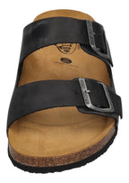 PLAKTON Herren Pantoletten in Übergröße BARNA 175857 negro