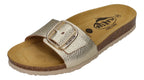 PLAKTON Damen Pantoletten BIS 3 181018 lame oro