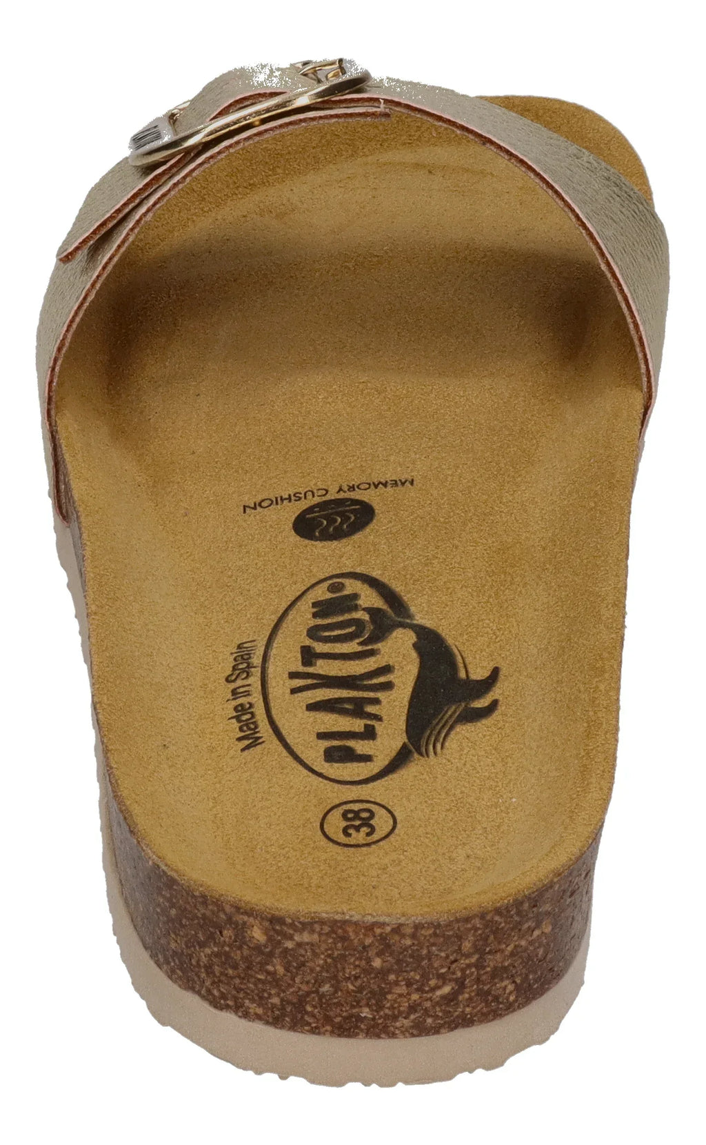 PLAKTON Damen Pantoletten BIS 3 181018 lame oro
