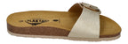 PLAKTON Damen Pantoletten BIS 3 181018 lame oro
