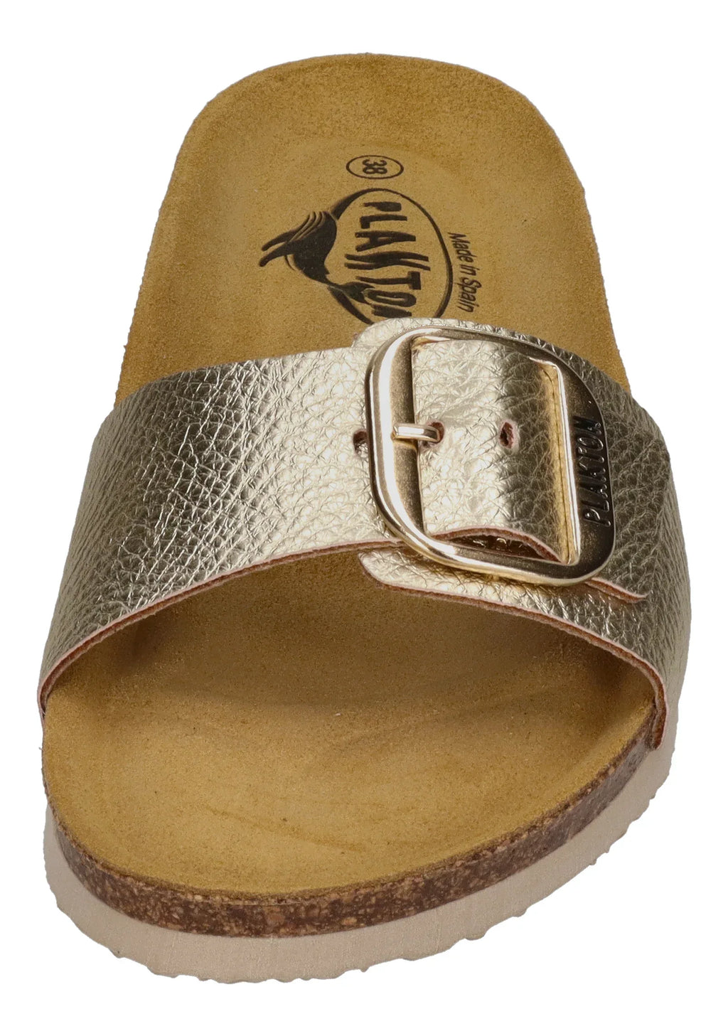 PLAKTON Damen Pantoletten BIS 3 181018 lame oro