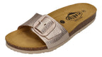 PLAKTON Damen Pantoletten BIS 3 181018 lame rose