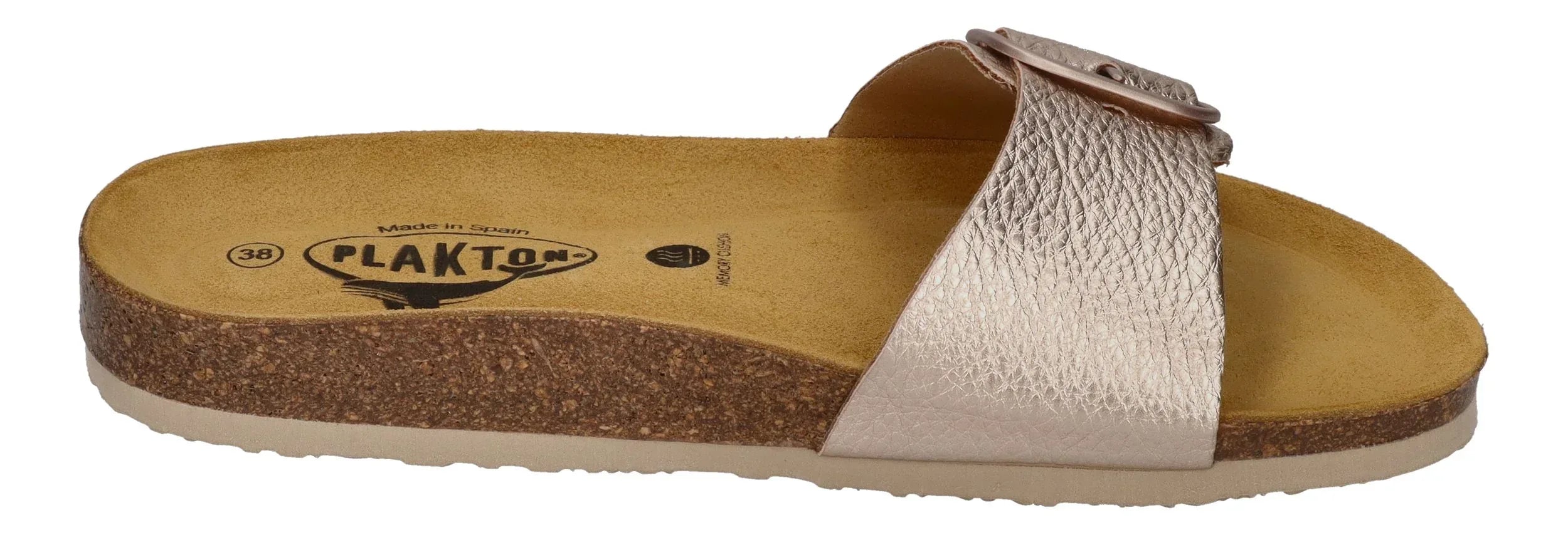 PLAKTON Damen Pantoletten BIS 3 181018 lame rose