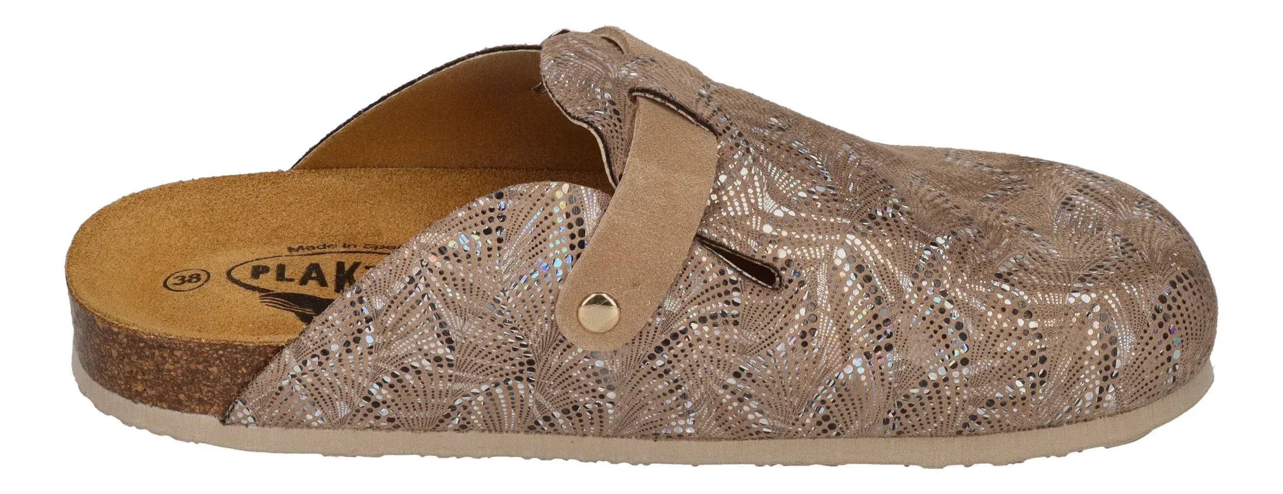 PLAKTON Damen Clogs BLOGG 181539 beige fango