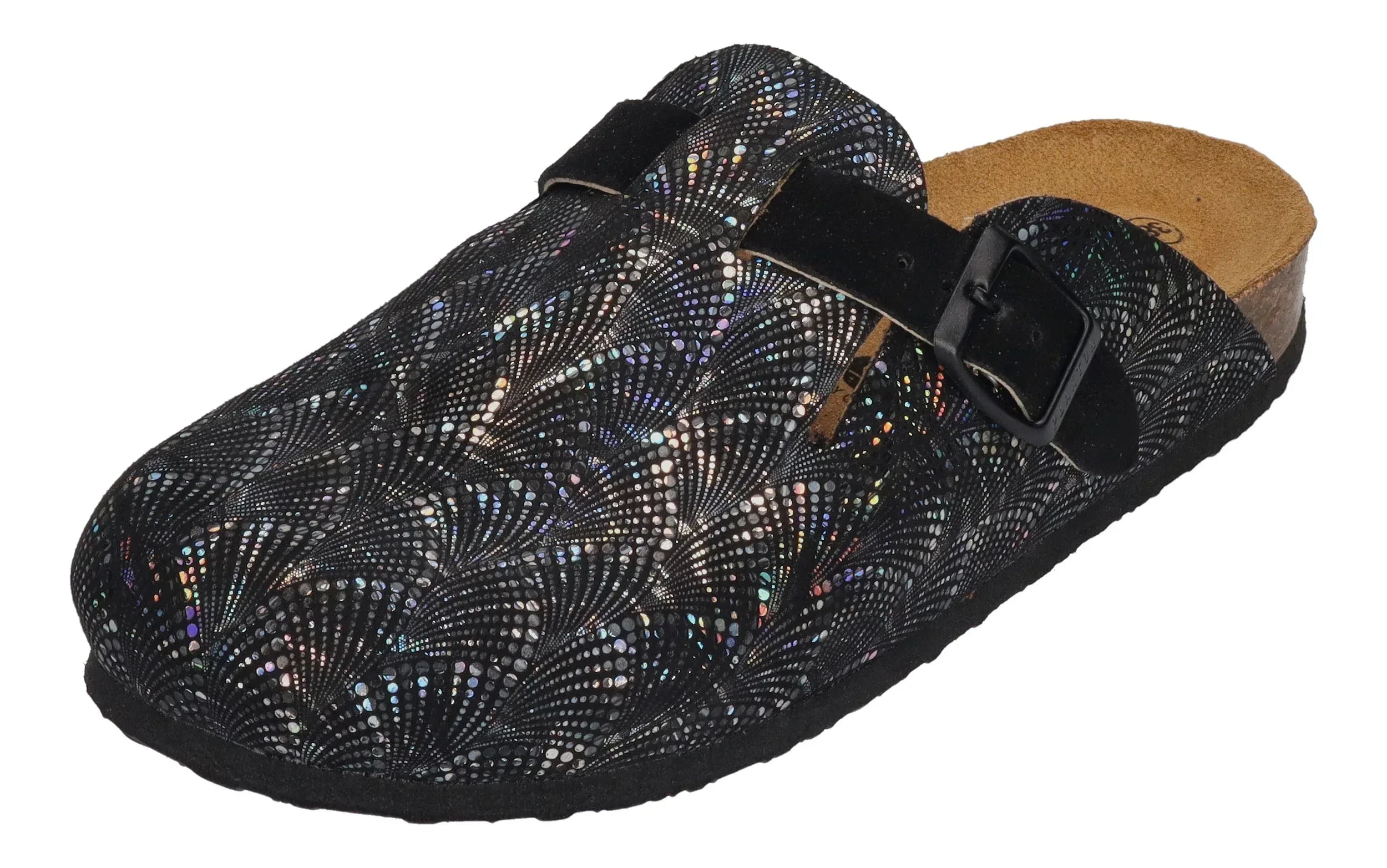 PLAKTON Damen Clogs BLOGG 181539 negro negro