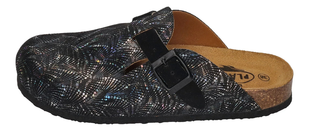 PLAKTON Damen Clogs BLOGG 181539 negro negro