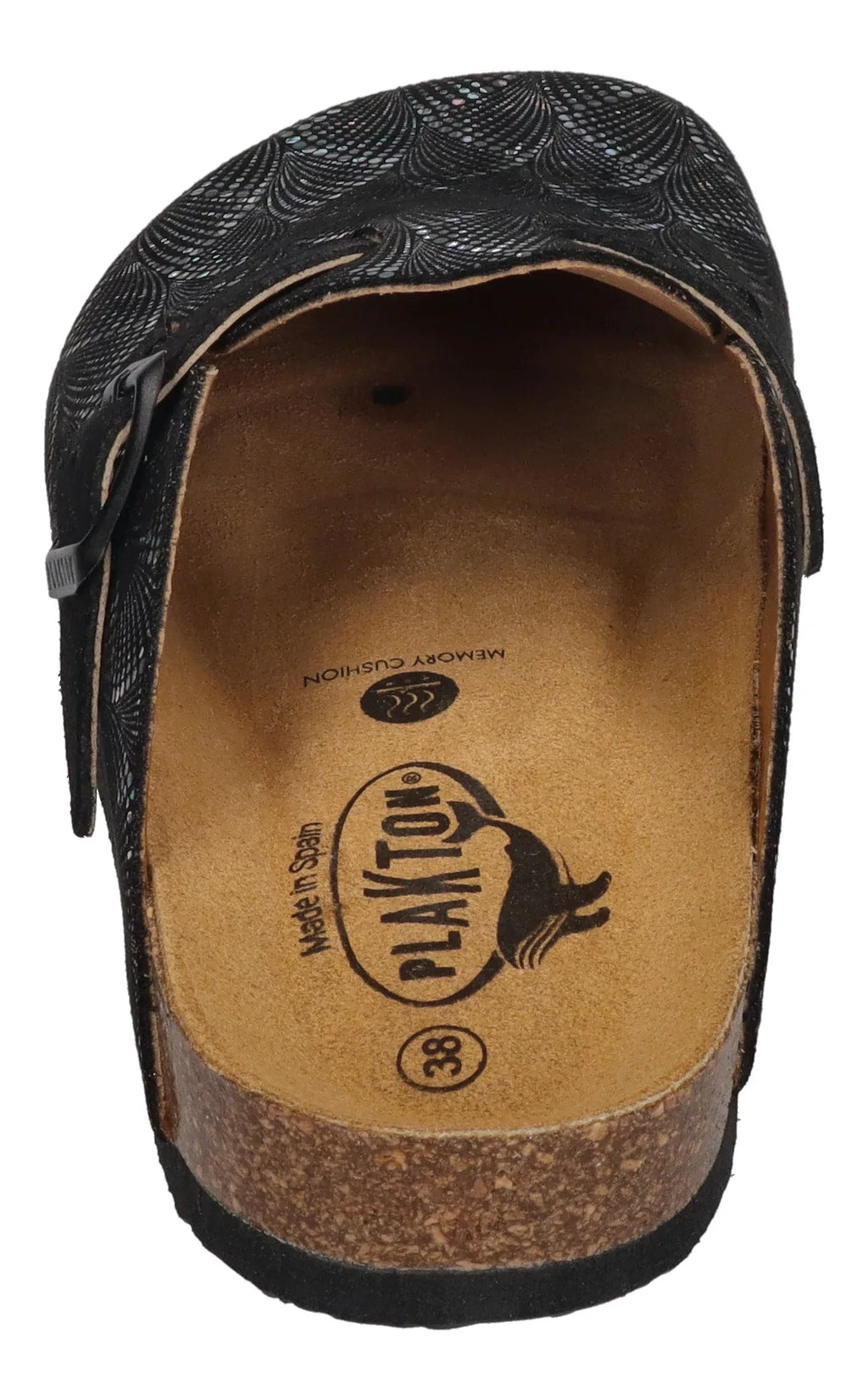 PLAKTON Damen Clogs BLOGG 181539 negro negro