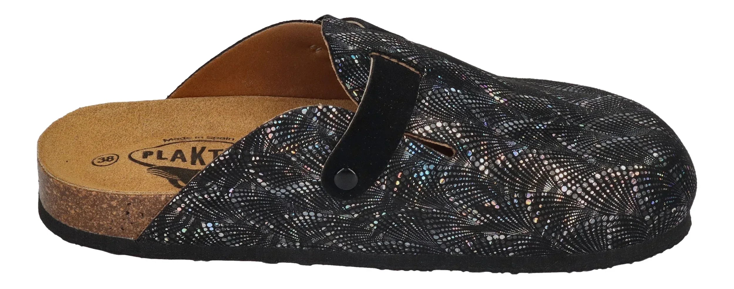 PLAKTON Damen Clogs BLOGG 181539 negro negro