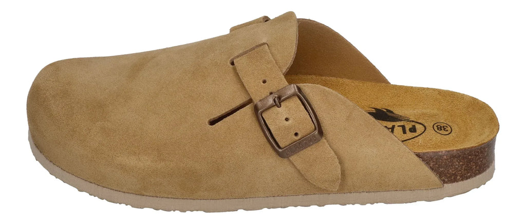 PLAKTON Damen Clogs BLOGG 181539 tan