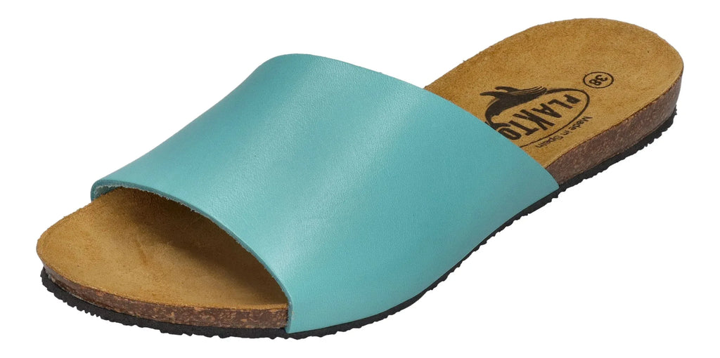 PLAKTON Damen Pantoletten BLOGG 575538 agua