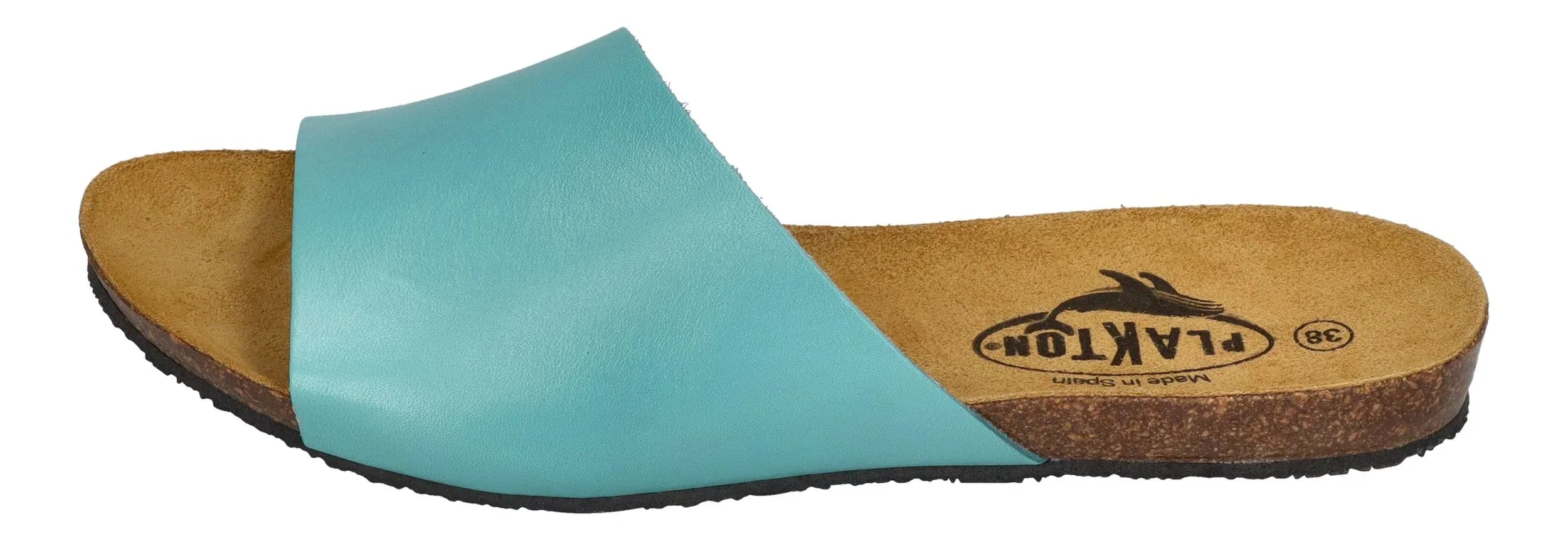 PLAKTON Damen Pantoletten BLOGG 575538 agua