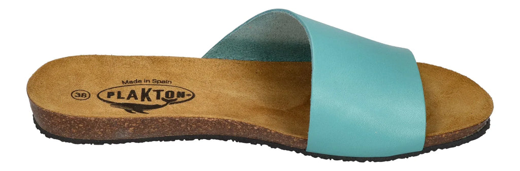 PLAKTON Damen Pantoletten BLOGG 575538 agua