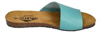 PLAKTON Damen Pantoletten BLOGG 575538 agua