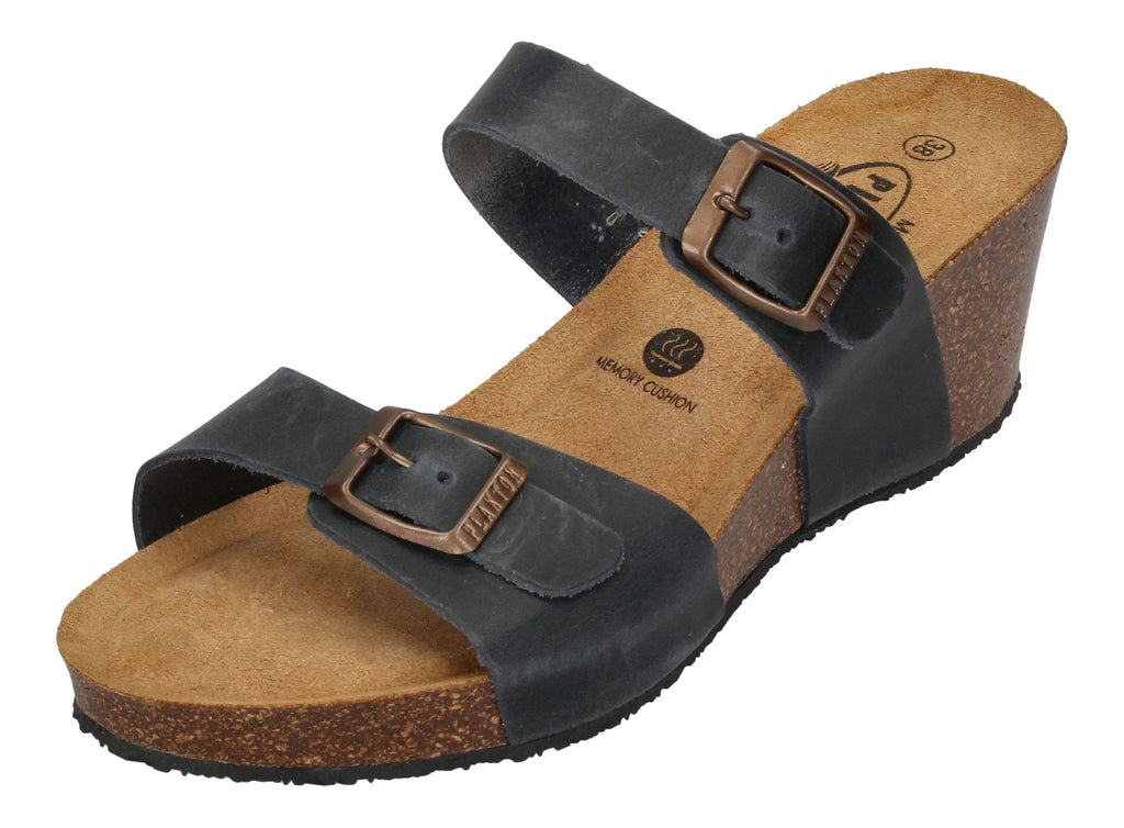 PLAKTON Damenschuhe Pantoletten BARCELONA 881001 marino-0