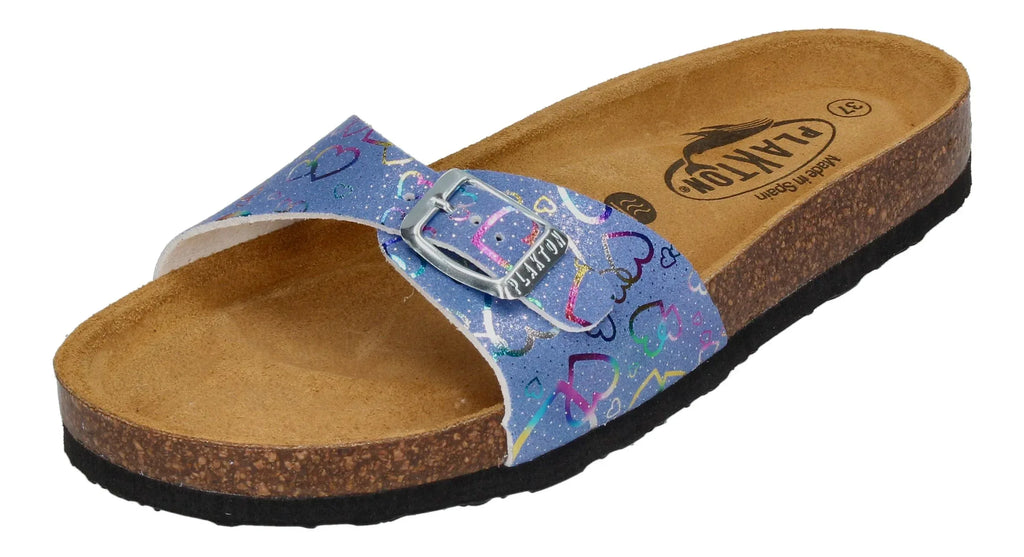 PLAKTON Teenager Pantoletten BOM TEEN 130001 Jeans-0