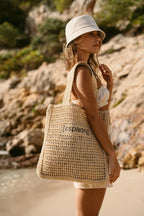 ESPADRIJ L'ORIGINALE Tasche RAFFIA TOTE MEDIUM nature