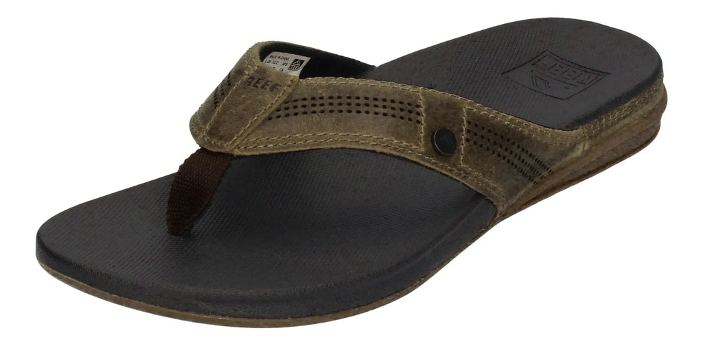 REEF - REDUZIERT - Zehentrenner CUSHION LUX - tan black-0