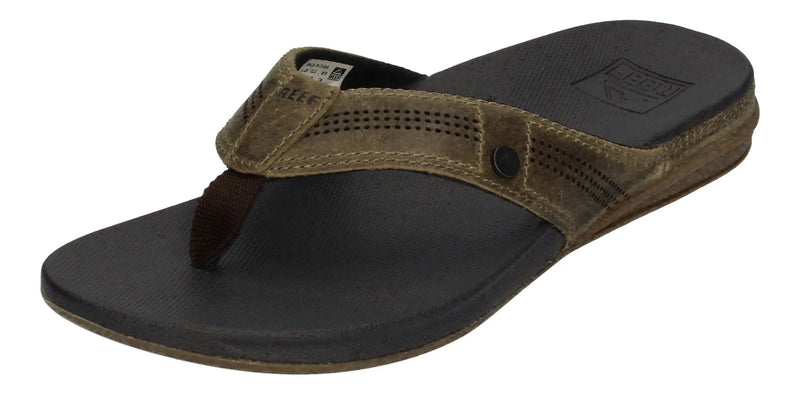 REEF - REDUZIERT - Zehentrenner CUSHION LUX - tan black-0