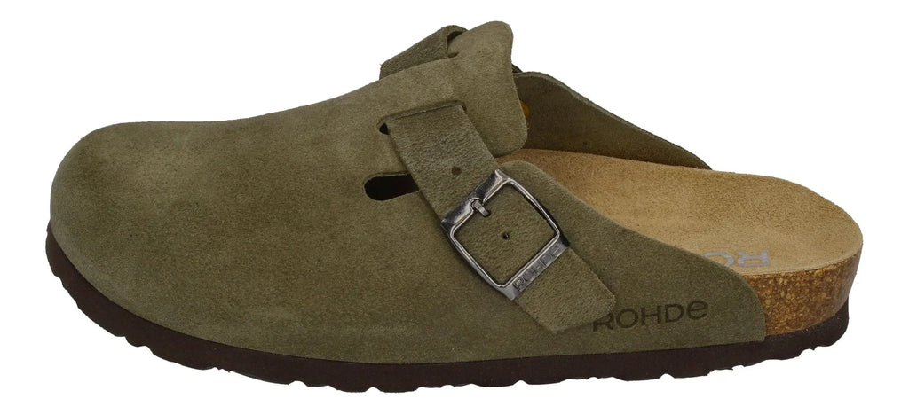 ROHDE Damenschuhe - Pantoletten ALBA 6071-61 - olive-1