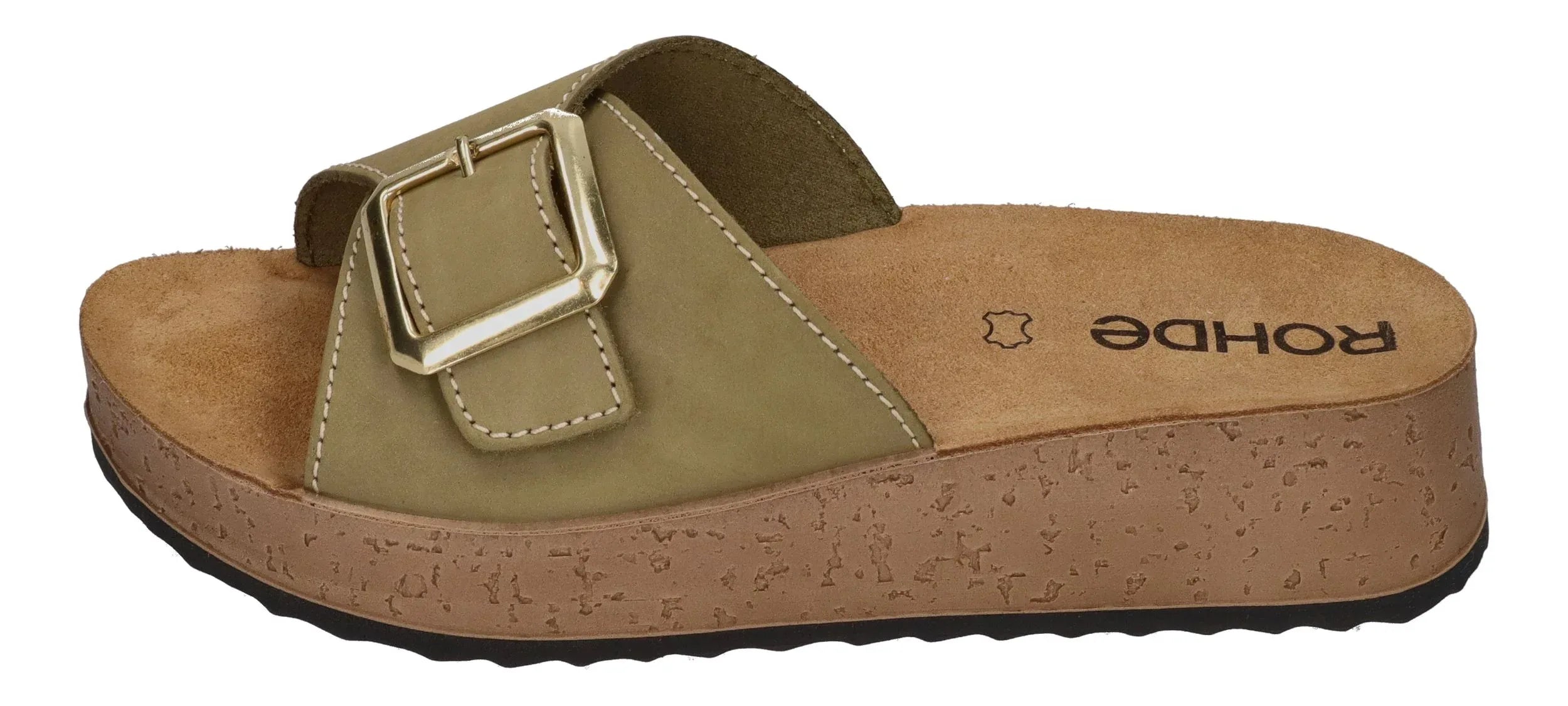 ROHDE Damen Pantoletten CORTONA 6215-62 pesto