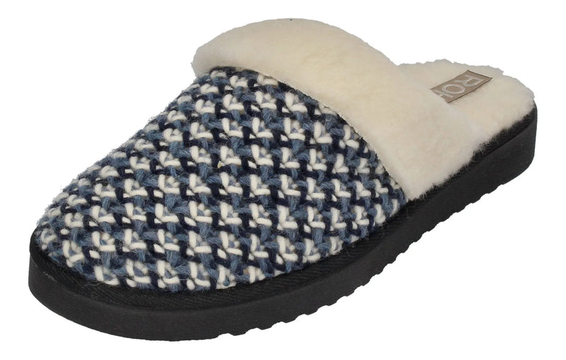 ROHDE gefütterte Damen Hausschuhe - MAIORI 6776-56 ocean