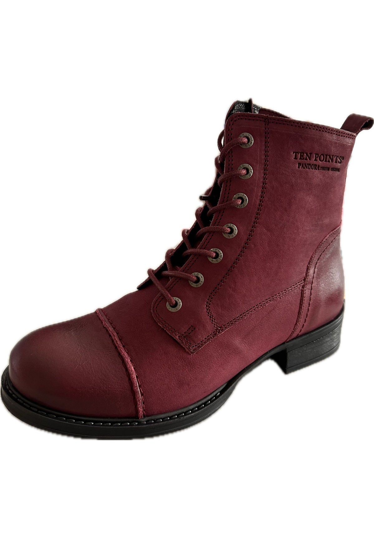 TEN POINTS Damen Stiefel PANDORA 60735 wine