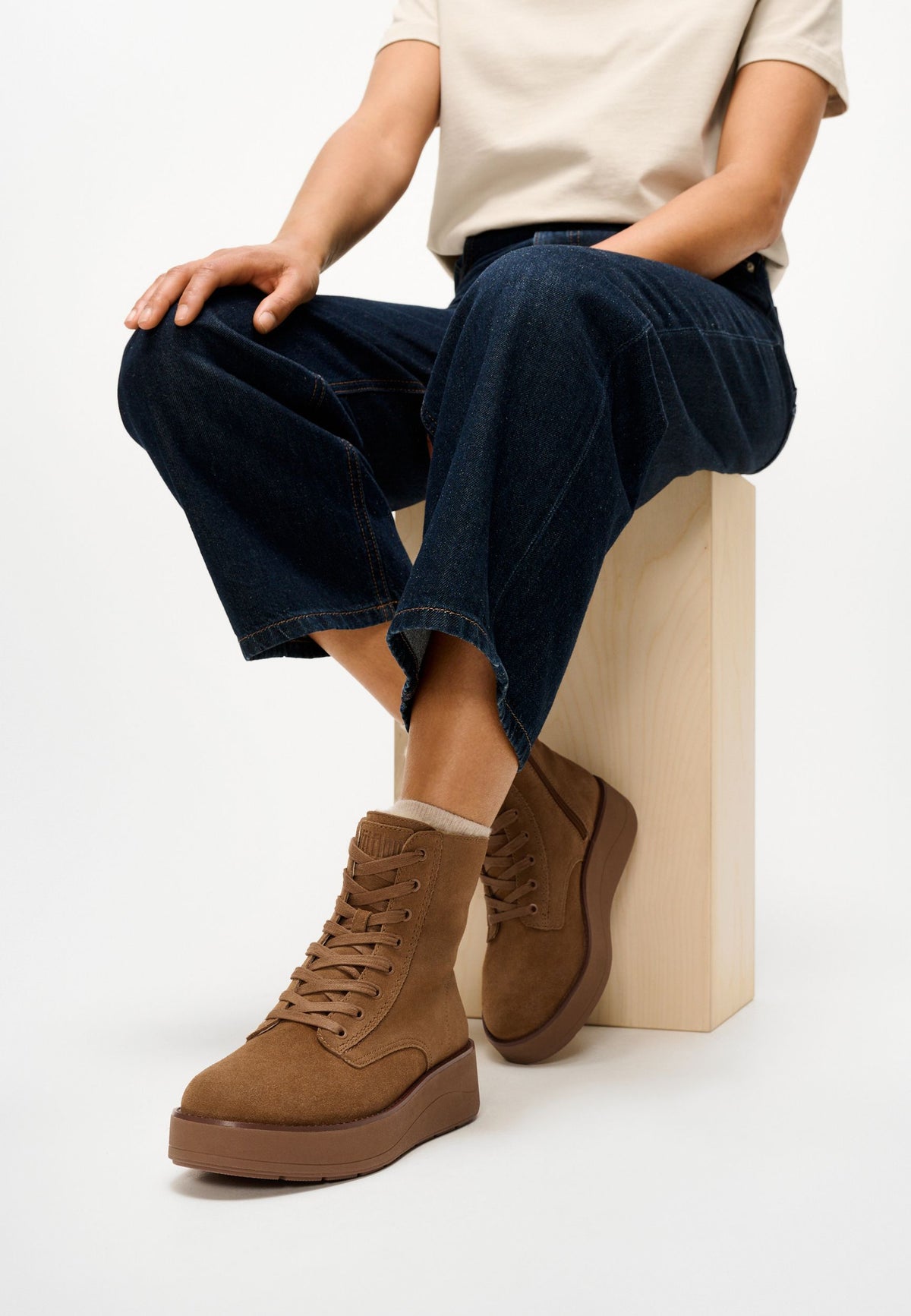 FITFLOP Damen Boot GEN-FF ROAM SHEARLING S terracotta