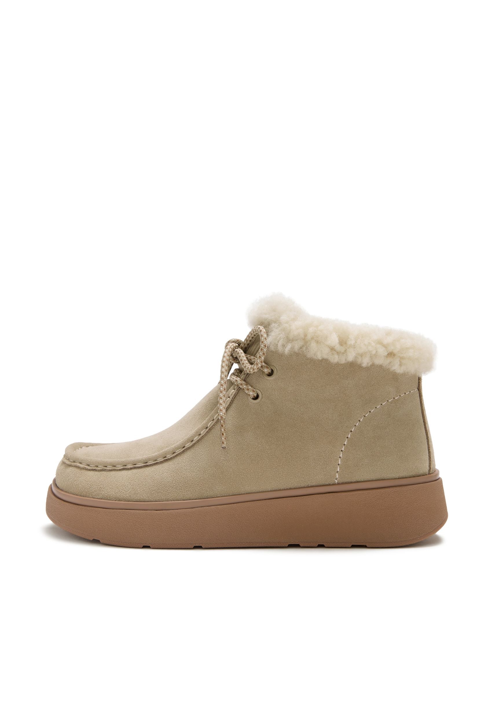 FITFLOP Damen Boot GEN-FF SUE SHEAR LACE UP cappuccino