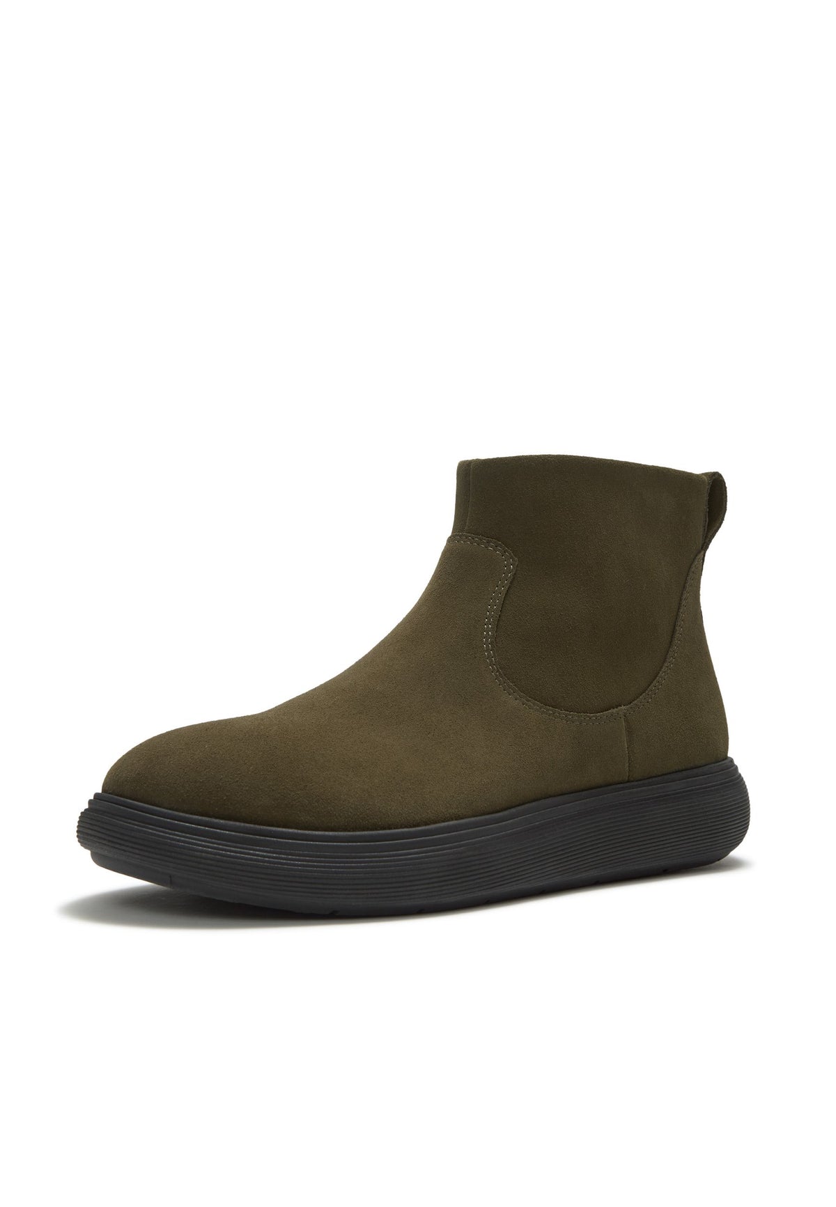 FITFLOP Damen Ankle Boots IQ-COMFF SUEDE ZIP deep olive