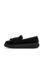 FITFLOP Damen Halbschuh IQ-COMFF TASSEL SUEDE all black