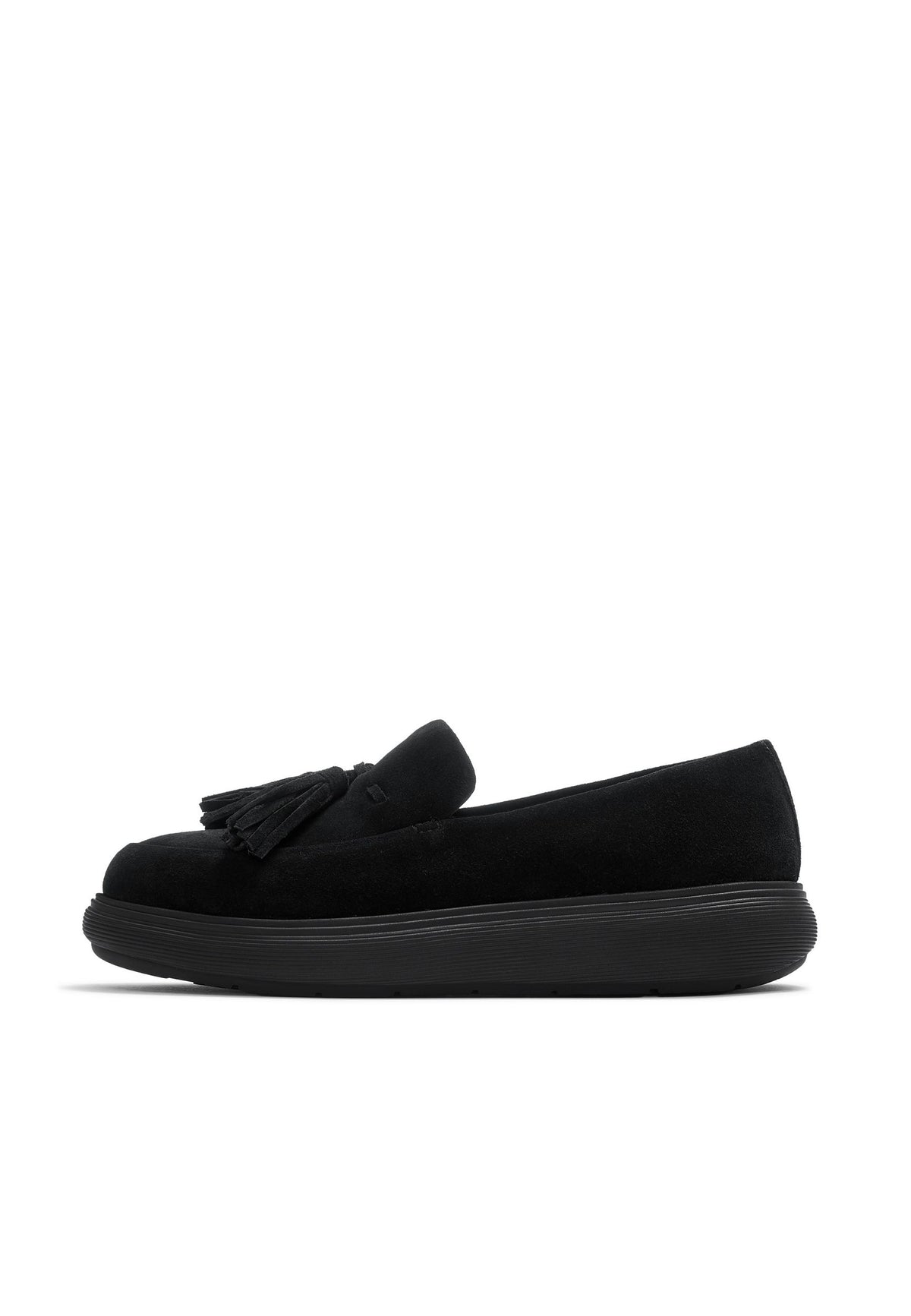 FITFLOP Damen Halbschuh IQ-COMFF TASSEL SUEDE all black