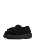 FITFLOP Damen Halbschuh IQ-COMFF TASSEL SUEDE all black