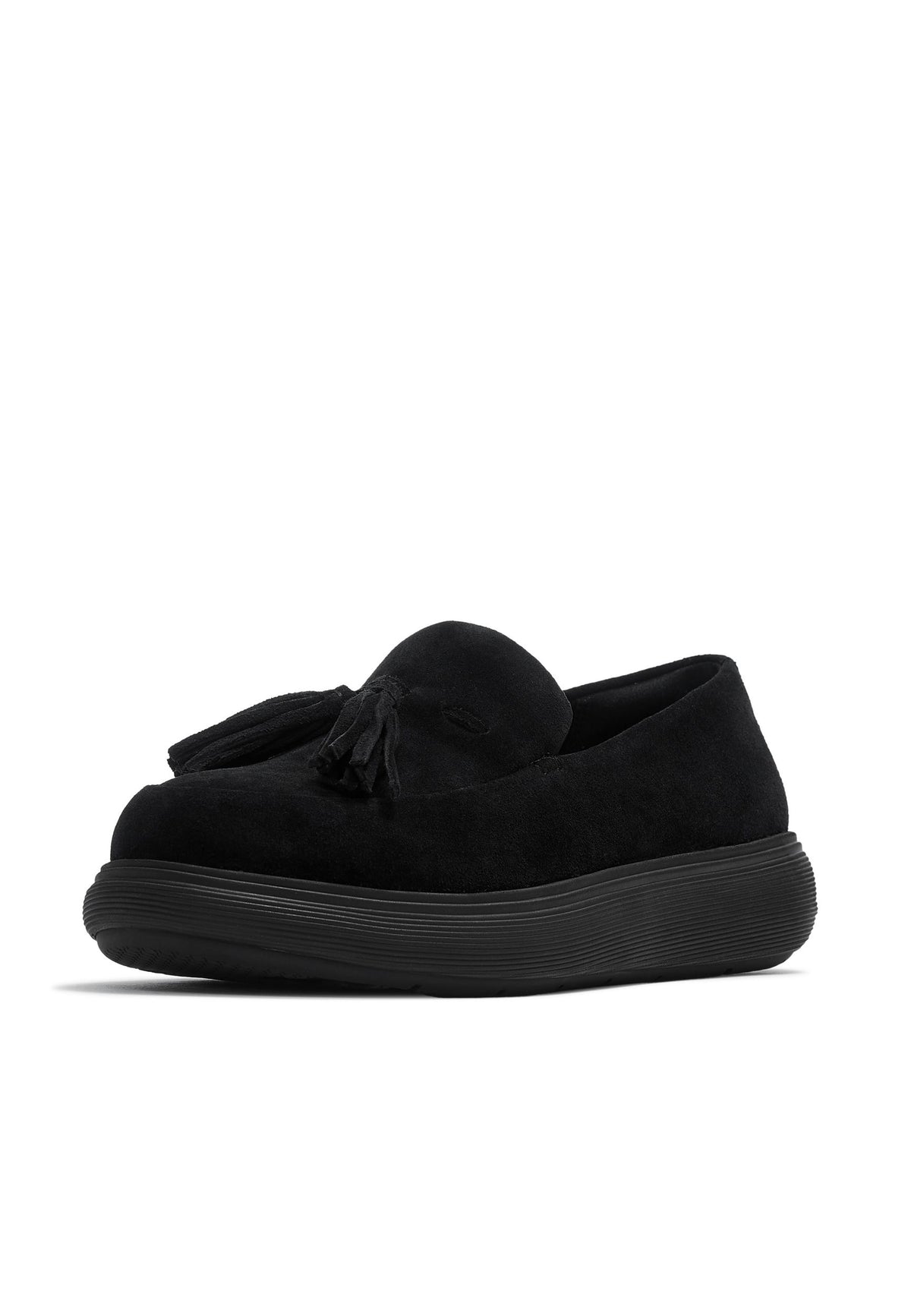 FITFLOP Damen Halbschuh IQ-COMFF TASSEL SUEDE all black