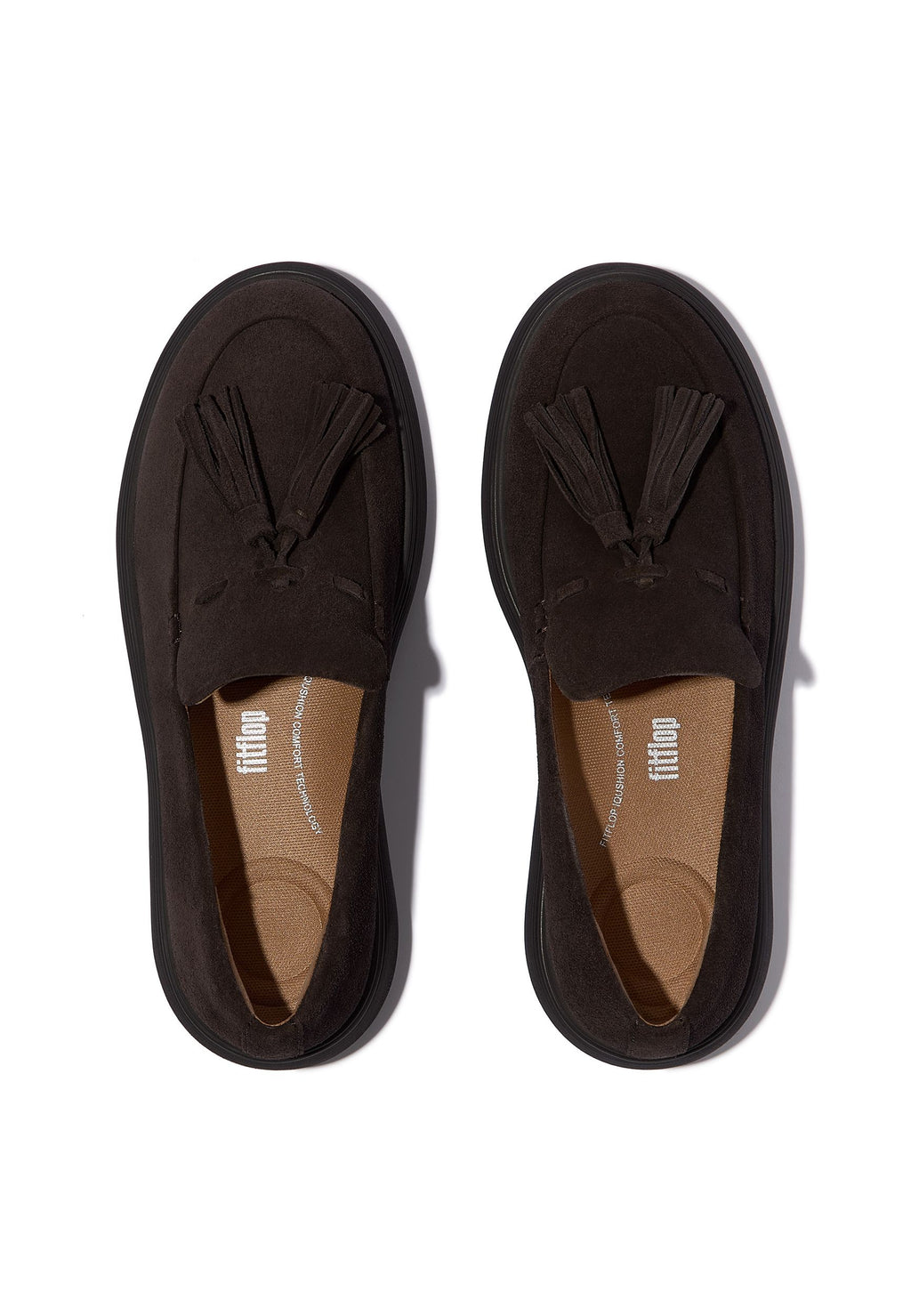 FITFLOP Damen Halbschuh IQ-COMFF TASSEL SUEDE brown