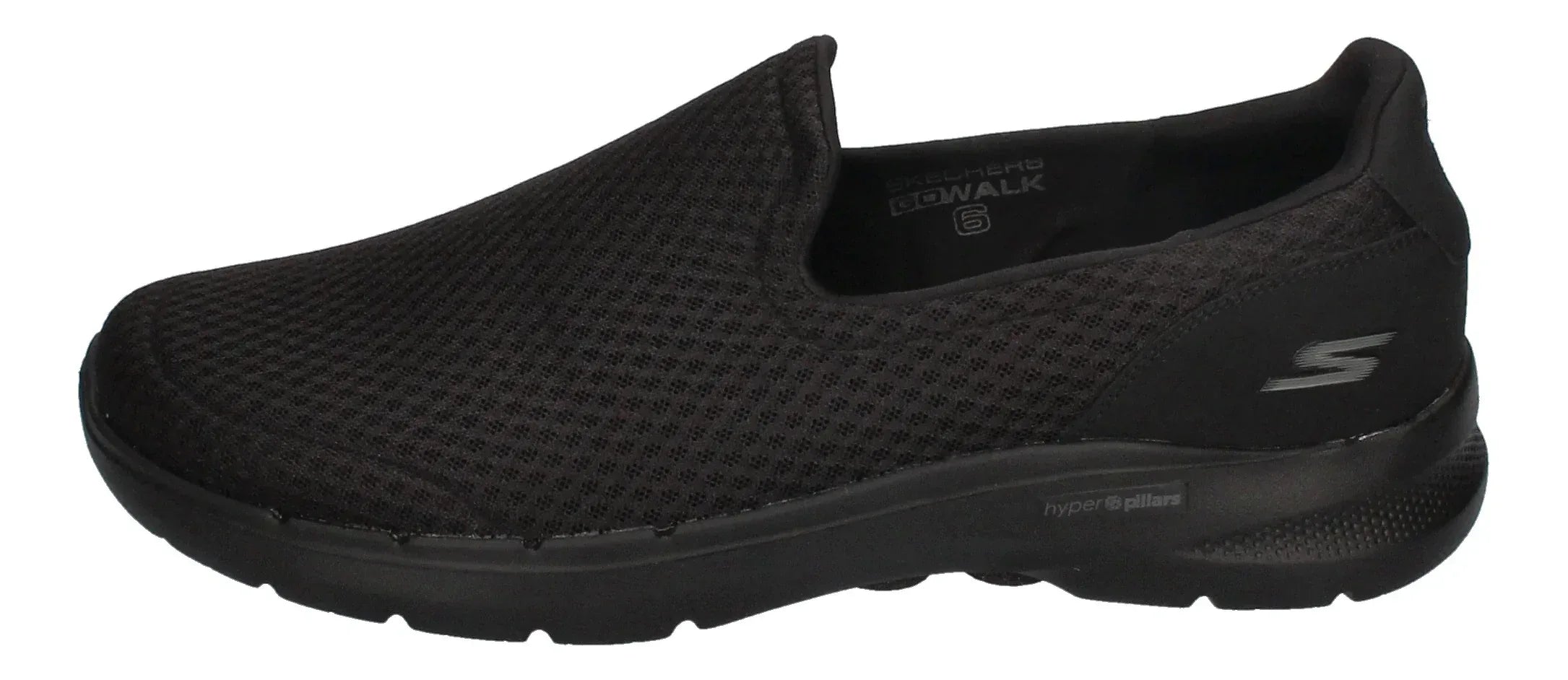 SKECHERS Slipper in Übergröße - GO WALK 6 216208 - BBK-1
