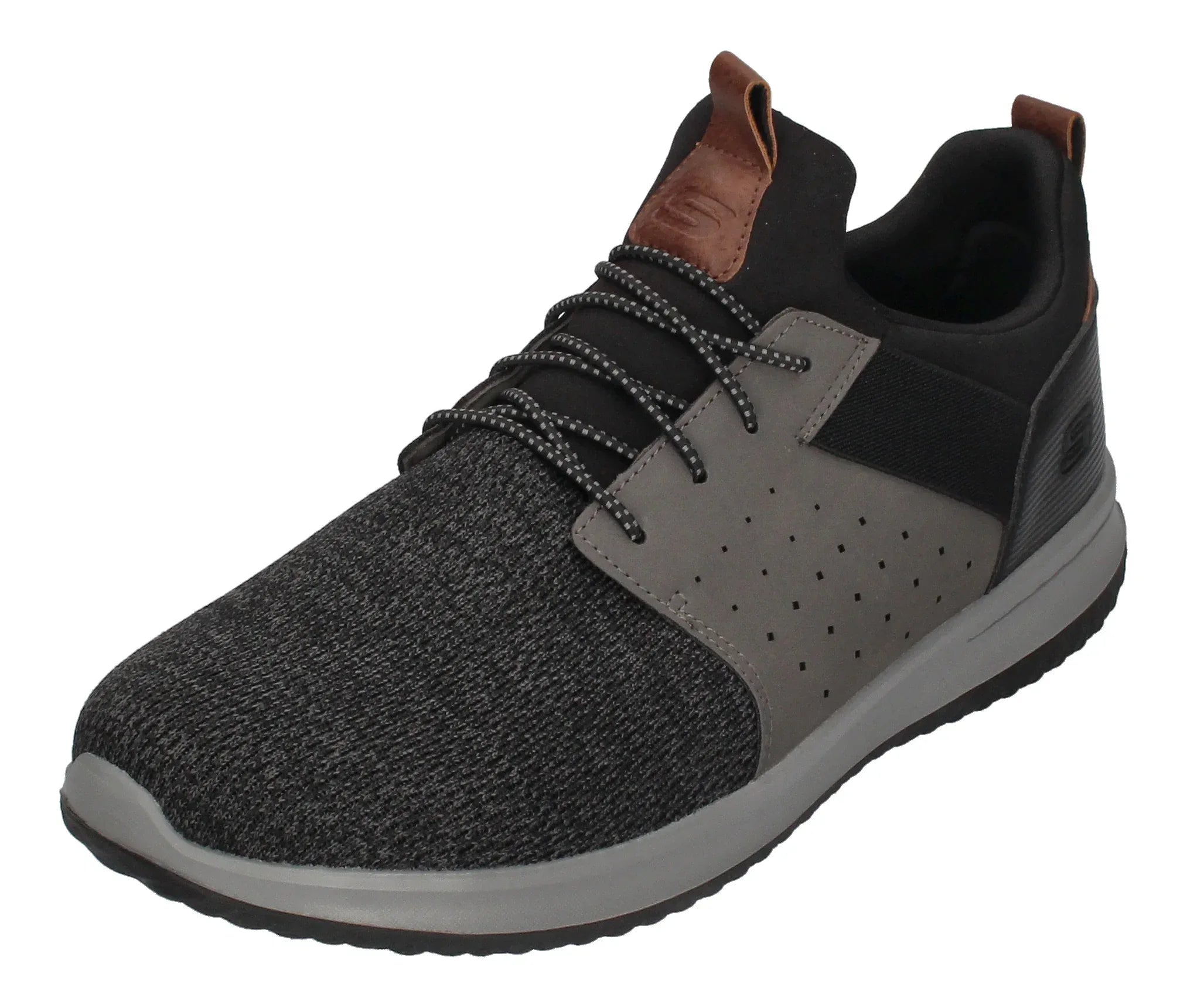 SKECHERS in Übergröße - DELSON CAMBEN 65474 - BKGY-0