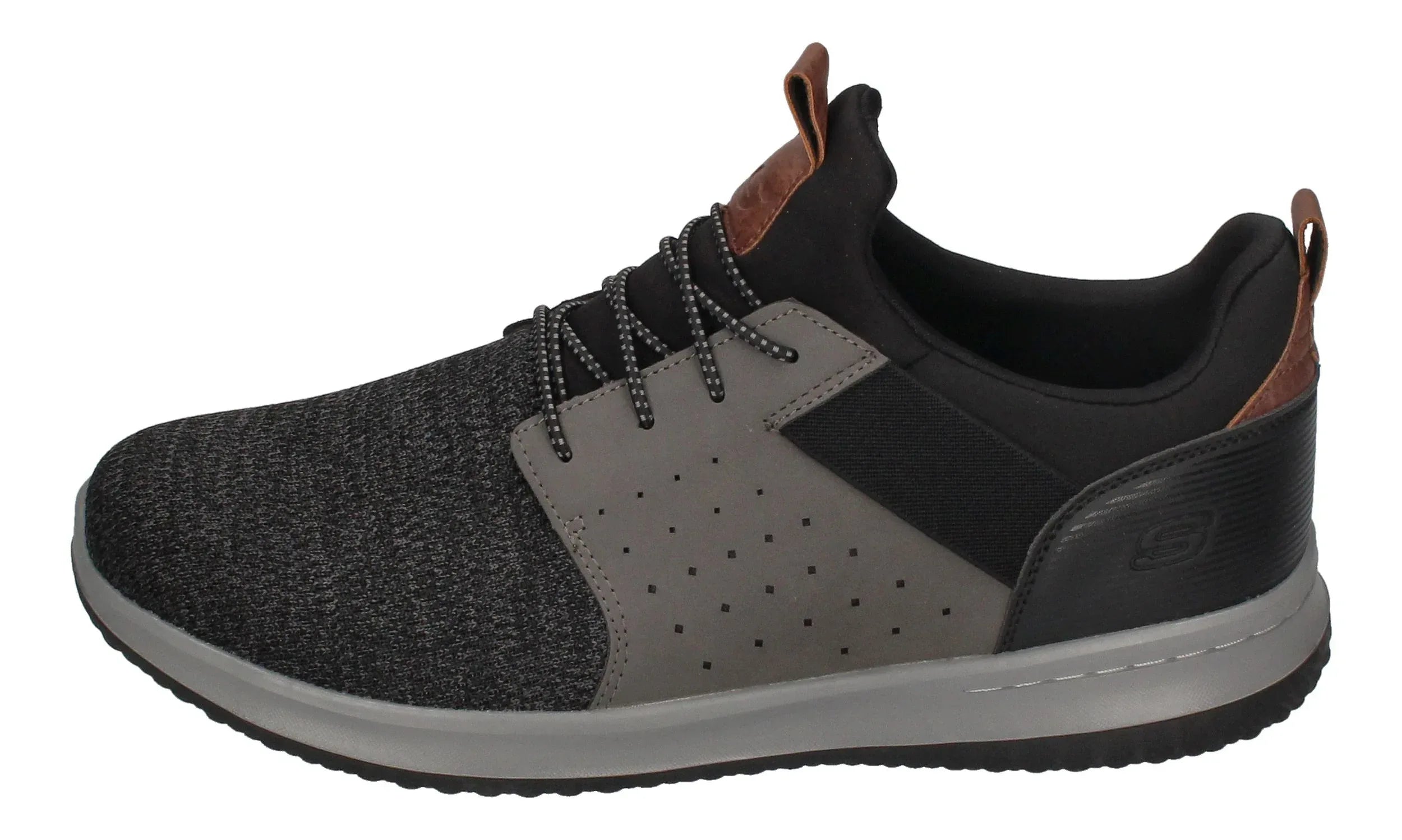 SKECHERS in Übergröße - DELSON CAMBEN 65474 - BKGY-1