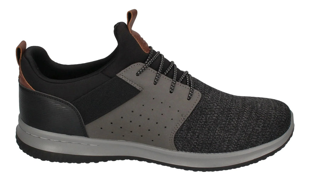 SKECHERS in Übergröße - DELSON CAMBEN 65474 - BKGY-3
