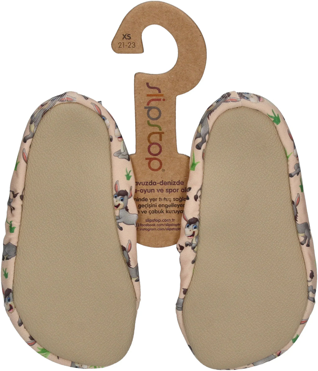 SLIPSTOP Kinder Hausschuhe Badeschuhe DONKEY - Eselchen – Hausschuhe - Mehrfarbig | shoedealo.shop – Bild 3