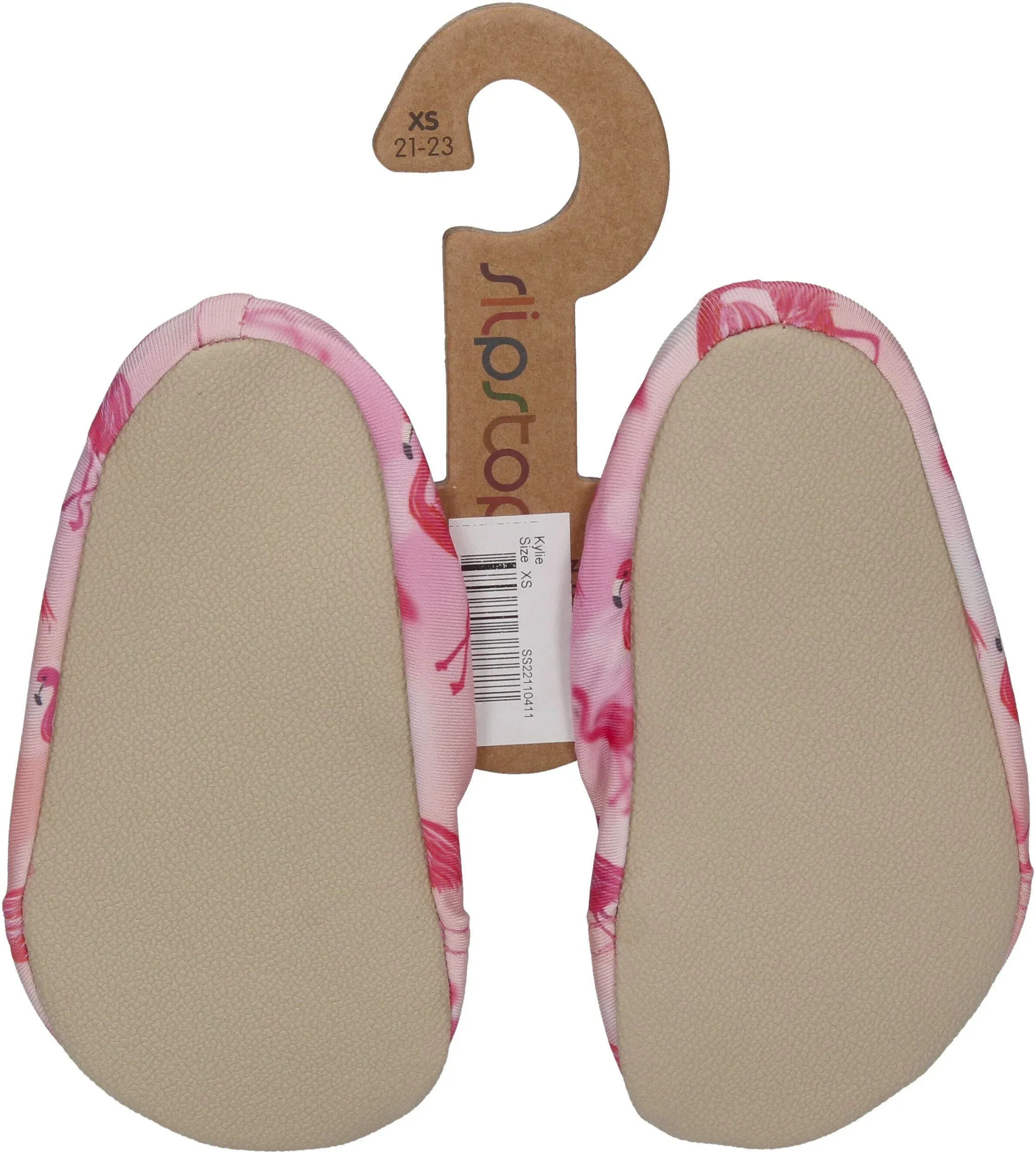 SLIPSTOP - Hausschuhe Badeschuhe KYLIE - Flamingos pink-1